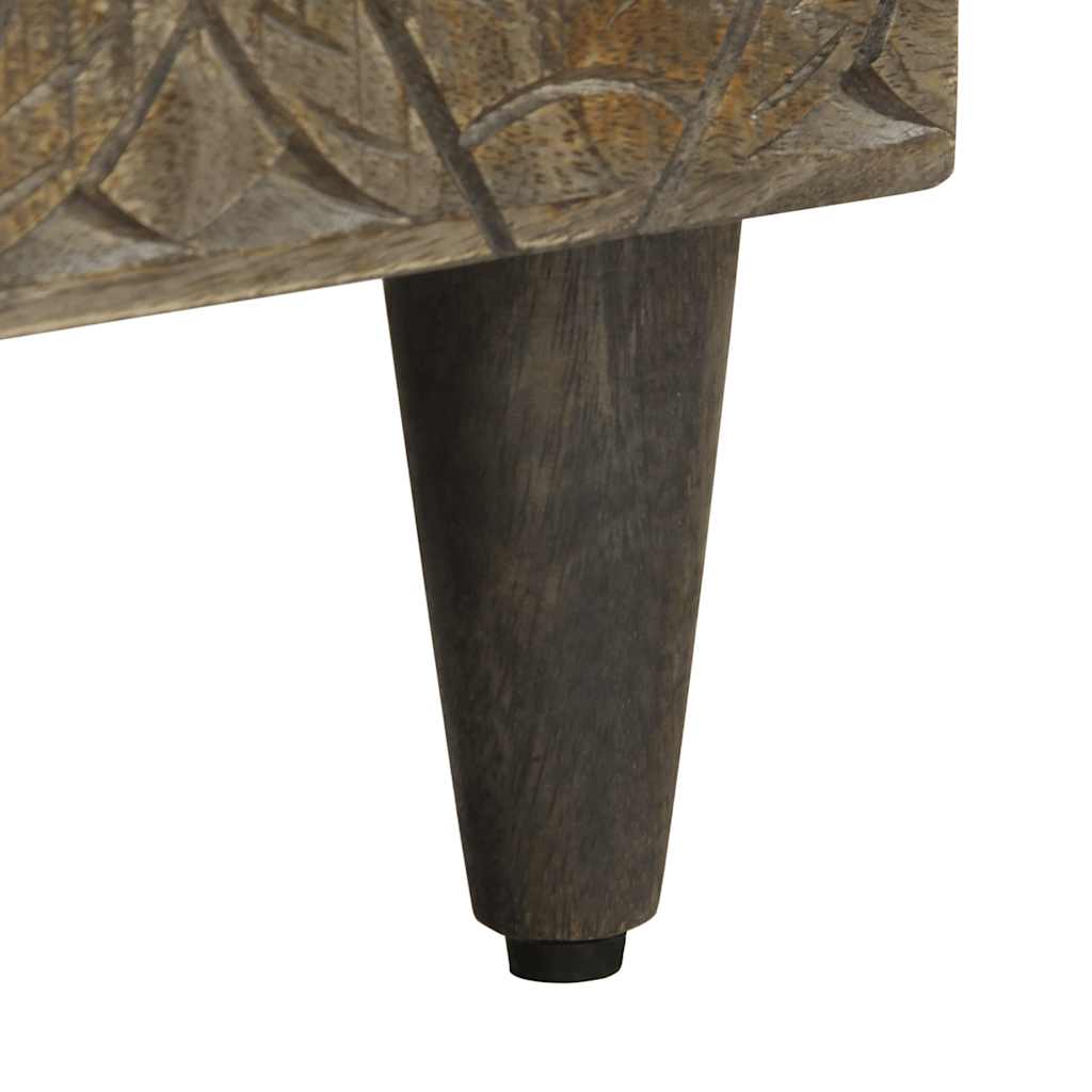 TV Stand 80 x 33 x 46 cm Solid Mango Wood
