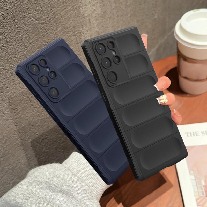 Противоударный мягкий силиконовый чехол для Samsung Galaxy A54 A53 A14 A04S S21 S22 S23 Ultra Huawei P50 Xiaomi Redmi Note 11 iPhone 14 13 12 11 Pro Max
