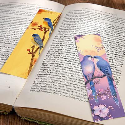 30 шт. Милые закладки с птицами, Ретро закладка, Граффити с аннотациями, Подарок, Персонализированные уникальные подарки в виде скейтборда, Наклейки для гостиной