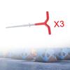 3 Pieces Ice Auger Drills, Tent Stakes Screw,Fixed Nails,Winter Fishing Nails for Winter
