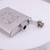 with Screw Cap Kettle Pot 304 Stainless Steel Liquor Pocket Portable Hip Flask
