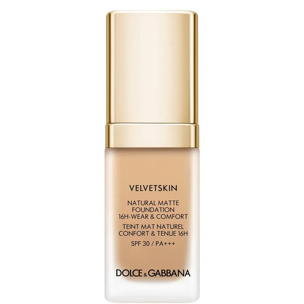 Dolce & Gabbana, Velvetskin, Matte, Liquid Foundation, 390, SPF 30, 30 ml