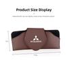 nlvc3 Car Glasses Case Sun Visor Leather Eyeglass Clip Auto Interior For Mitsubishi Eclipse Lancer Outlander Pajero Colt Delica Triton