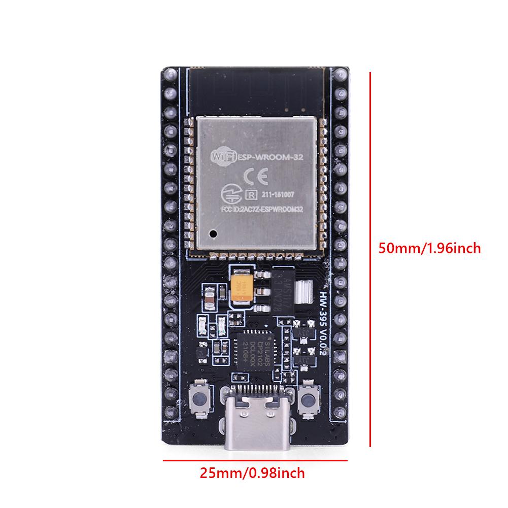 Плата разработки ESP32 TYPE-C/Micro-USB CH340C CP2102 ESP32 30PIN 38PIN Двухъядерный WiFi+Bluetooth ESP32-32 Беспроводной модуль