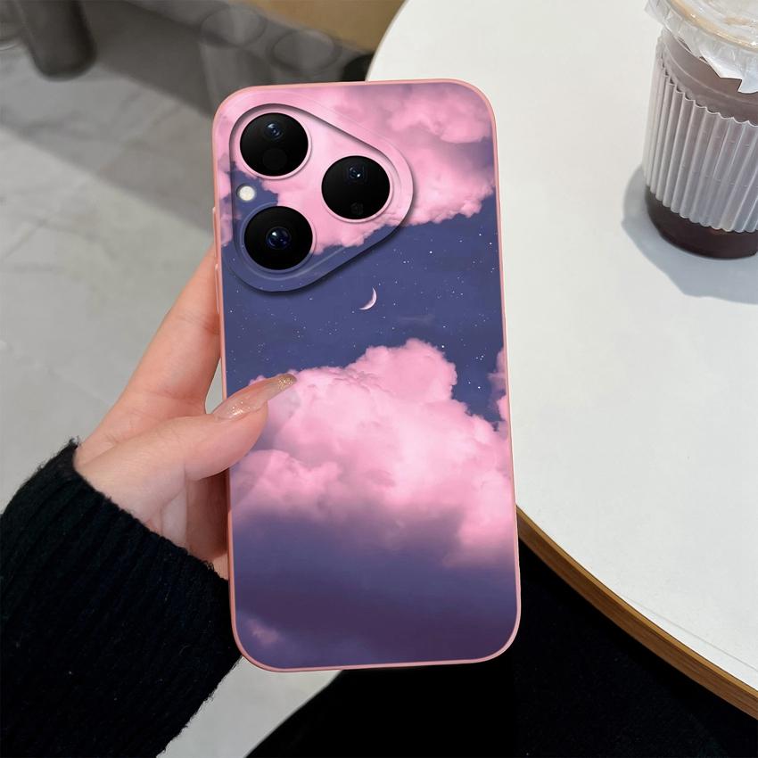 Красивый чехол для телефона с бабочками и цветами для Huawei Pura 80 Pro Plus Honor X7d X9d X20 V40, крышка из жидкого силикона, противоскользящая оболочка для Huawei Capa