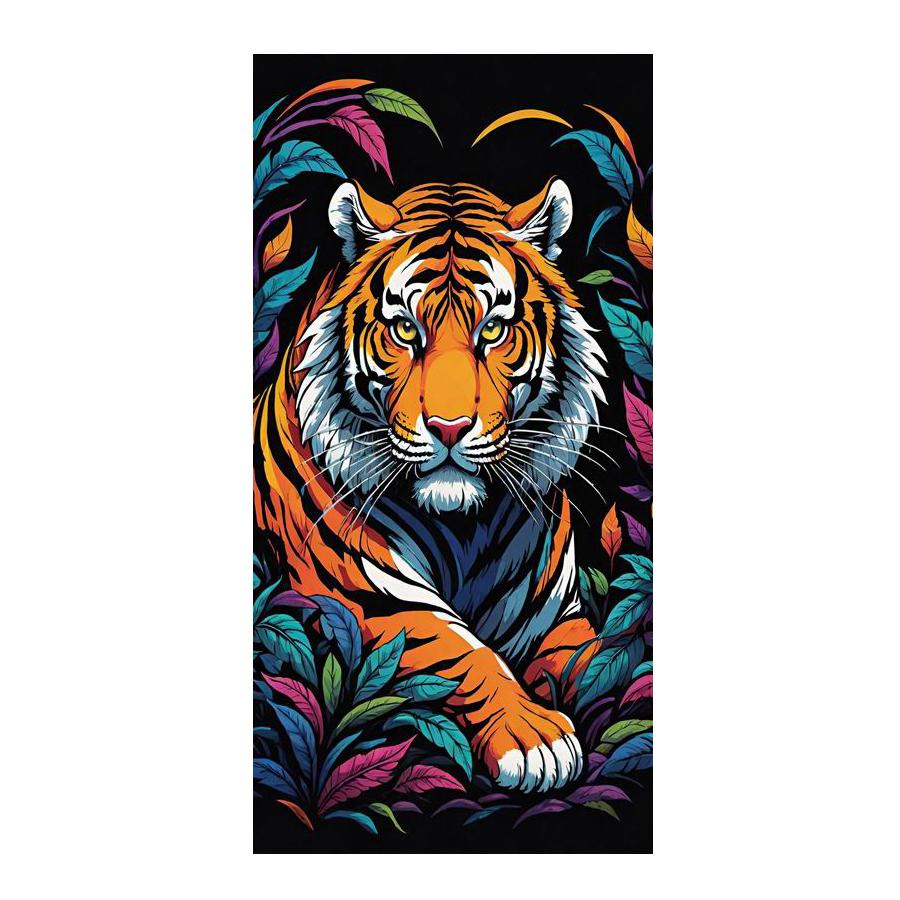 Алмазная живопись Новая коллекция Тигр Diy Полная вышивка стразами Дикие животные Мозаика Наборы для вышивки крестом Декор для стен