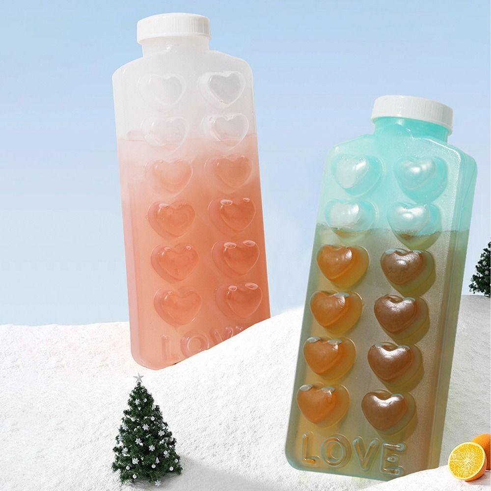 Multifunctional Ice Cube Mold Love Heart Ice Cube Box New Press Ice Cube Tray