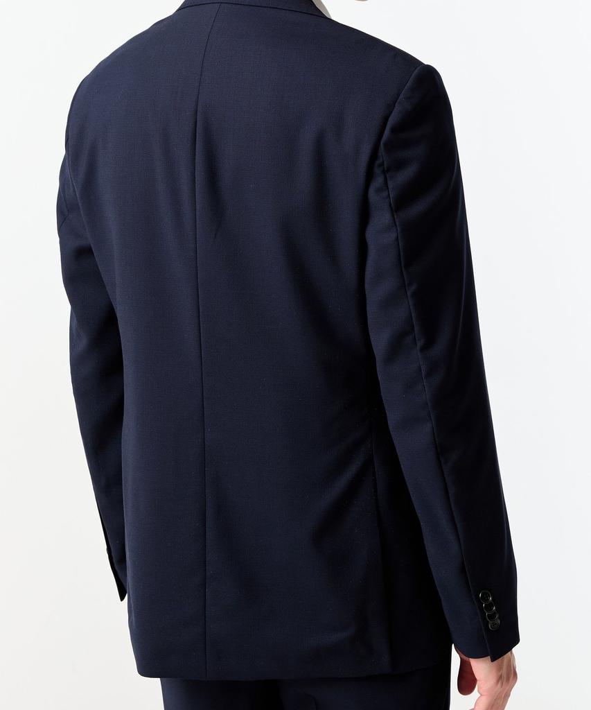 Man On The Boon [Loropiana Fabirc] Notched Lapel Wool Single Jacket_Navy 4714151002