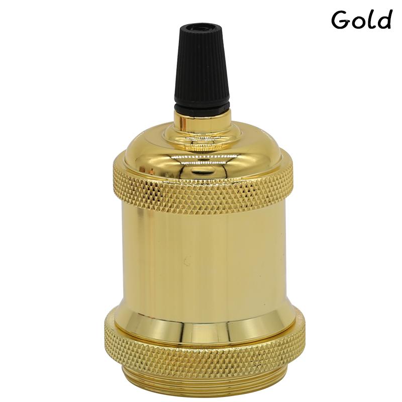 Винтажная ретро лампа Эдисона E27, цоколь, подвесные светильники, цоколь с винтовым цоколем, алюминиевый светильник, промышленный ретро держатель лампы, фитинг