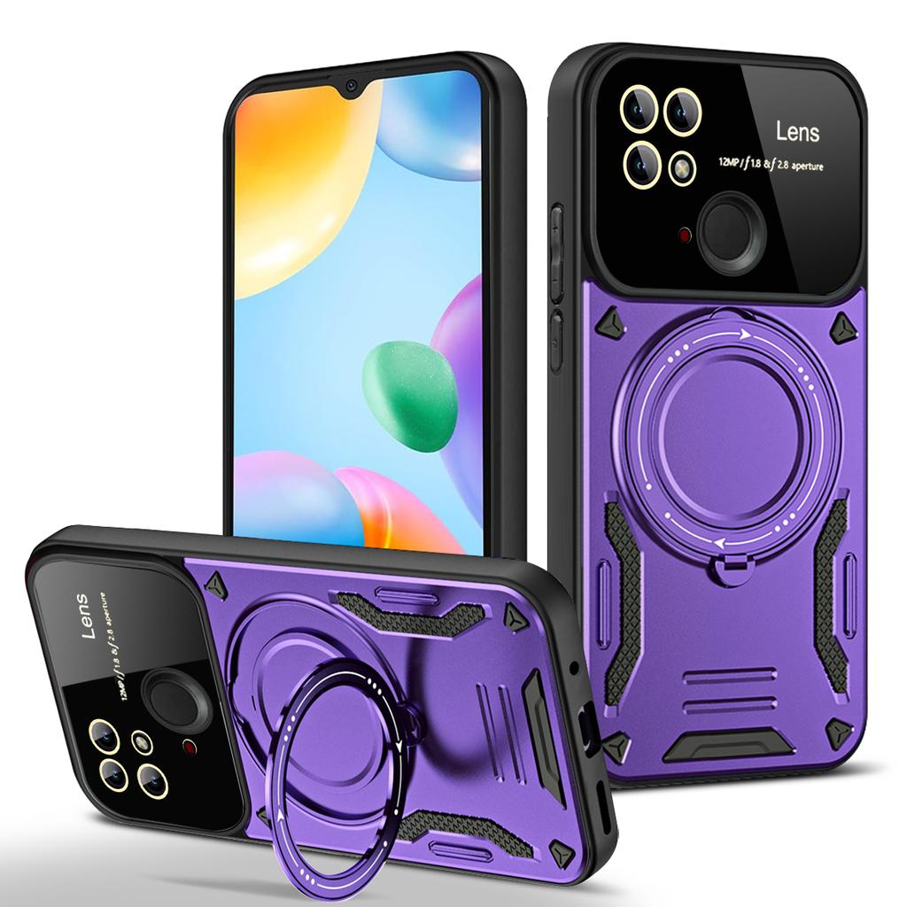 Для Xiaomi Redmi 10C Чехол Кольцо Стенд Броня Ударопрочный Чехол Для Redmi 10C 10 C Magsafe Беспроводное Зарядное Устройство Магнитный Чехол Для Redmi10C