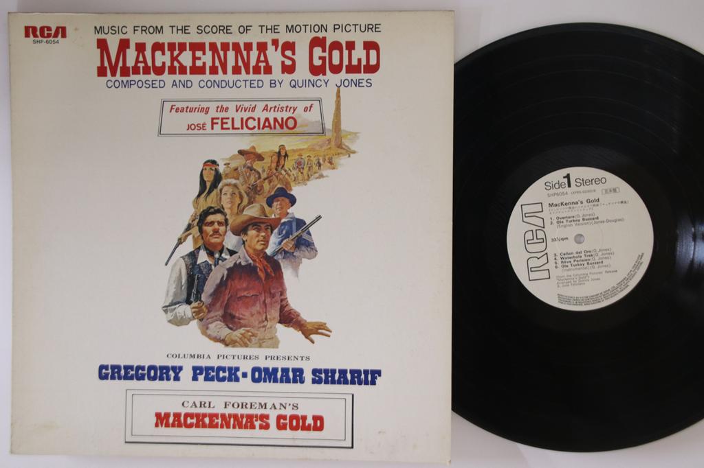LP Record QUINCY JONES, JOSE FELICIANO - Mackenna's Gold SHP6054PROMO RCA 1969 Japan Soundtracks & Musicals Used
