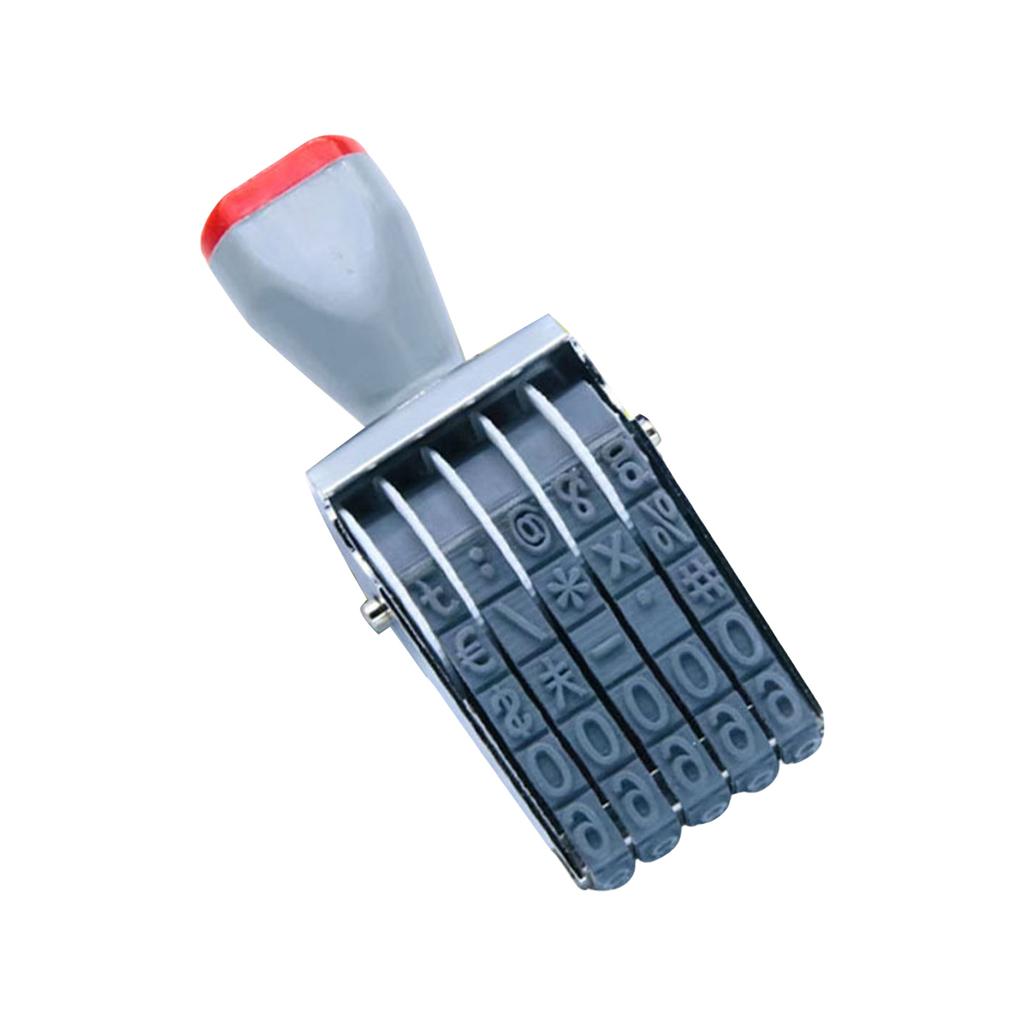 0-9 Number Stamp Adjustable Office Stamps Plastic Number Stamp Roller Stamp Changeable Date Stamp Business Stamp