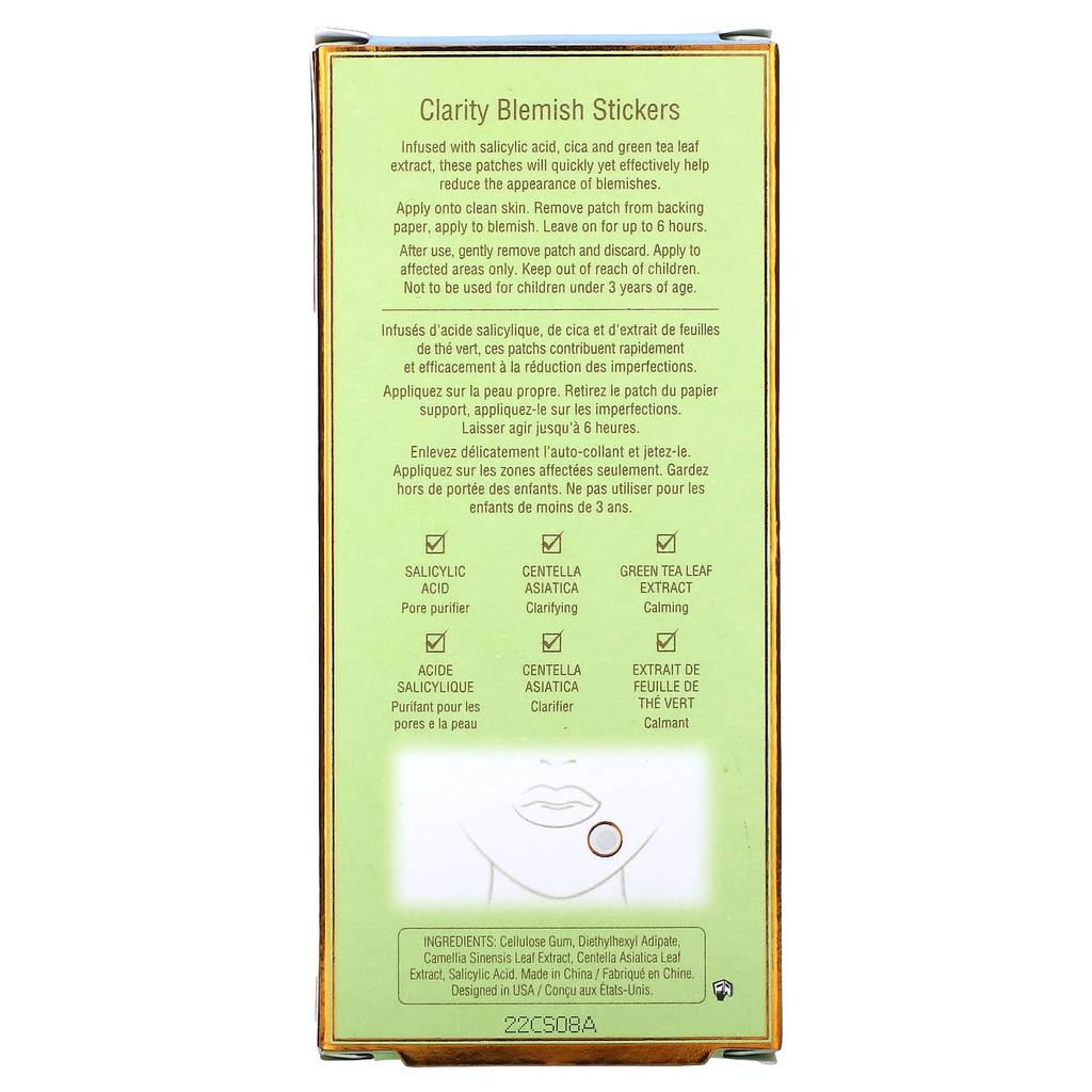 Pixi Beauty Skintreats, Наклейка Clarity Blemish, 24 патча