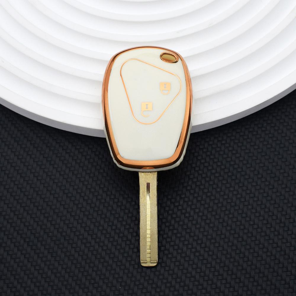 Для Renault Trafic Clio Kangoo Master Modus Twingo Dacia Sandero Duster 2 кнопки TPU автомобильный пульт дистанционного управления брелок чехол