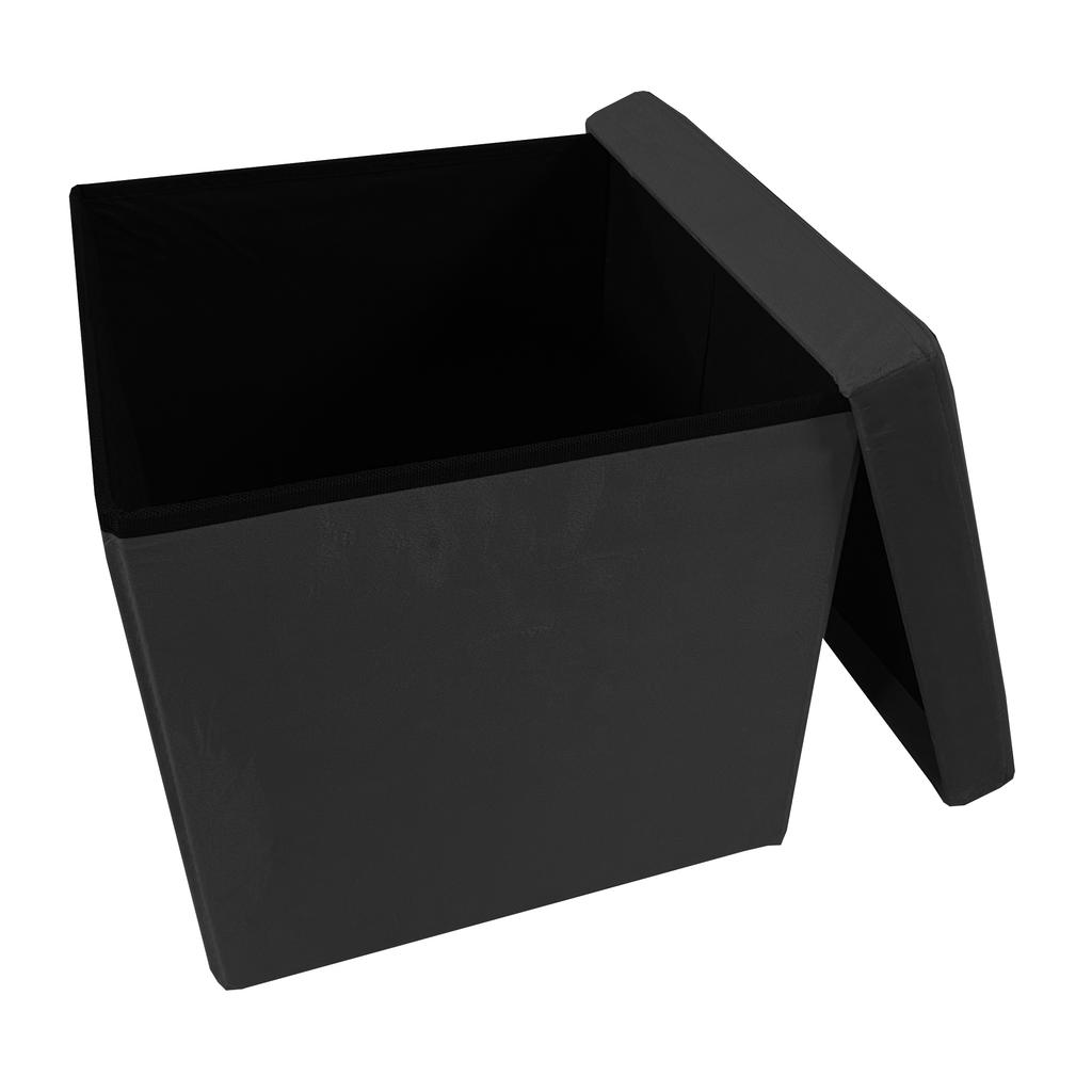 Квадратный бархатный складной пуф для хранения вещей 38x38x38см | Няна Главная | Османский стиль | Мягкий бархатный низ