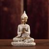 Thailand Buddha Statue Sculpture Table Art Home Room Decoration Suitable for Office Wine Cooler Decor