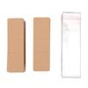 200PCS Set Bookmark Sleeve Set Blank Bookmarks Display Card and Transparent Self Adhesive Bag for Handcraft