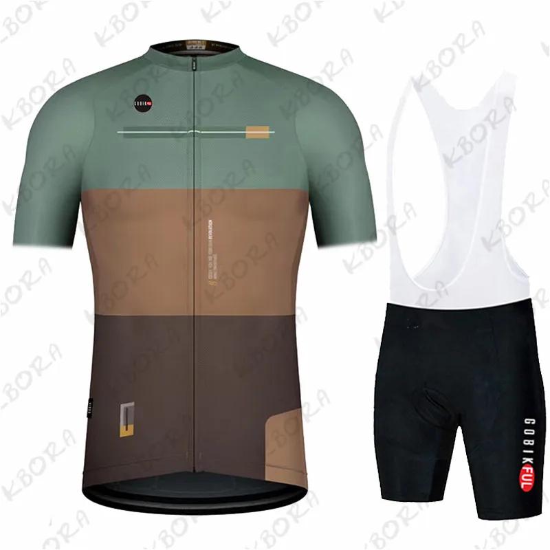 Мужская одежда для велоспорта с коротким рукавом Gobik Mtb Велосипедная форма Майка Велосипед Одежда для велоспорта Мужская 2026 Летний дышащий велосипедный костюм Комплект