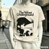 The Velvet Underground For Fan Gift Tshirt Unisex Unisex Harajuku Oversized Unisex Short Sleeve Streetwear High Quality Couples Tee