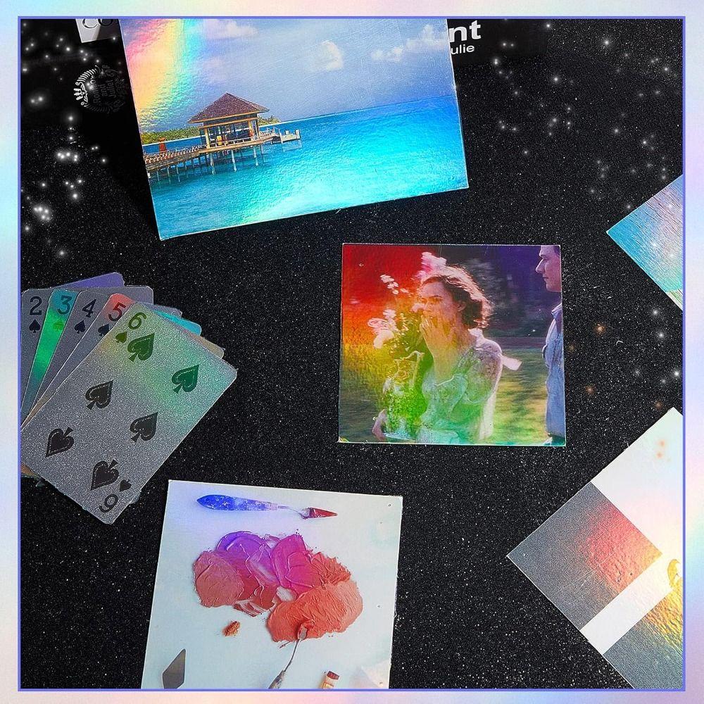 5Pcs Waterproof Laminating Sheets A4 Vinyl Sticker  For Cricut Stickers Trading Cards Photos