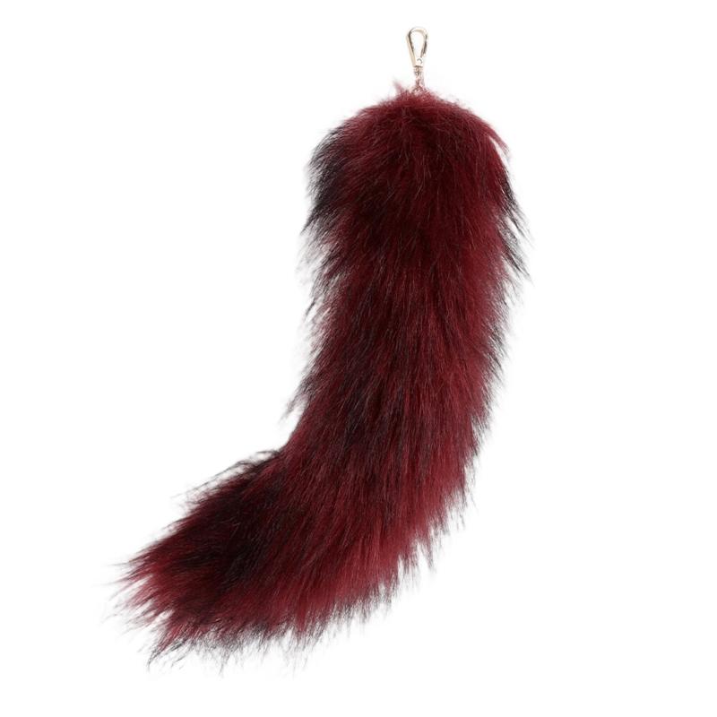Flexible Mask With Plush Tail DIY Crafting Supply Costume Accessory For Costume And Creative Dressing Up Event