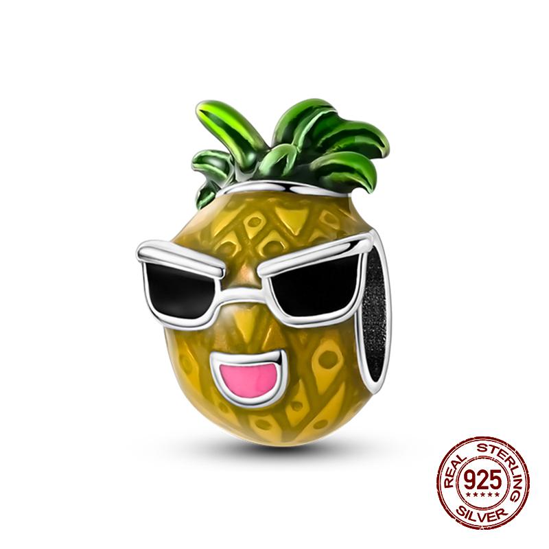 100% стерлингового серебра 925 пробы с изображением кофейного кота, кролика, медведя, пингвина, бусины, подходят для 925 оригинальных браслетов, сделай сам, подарок на день рождения, ювелирные изделия