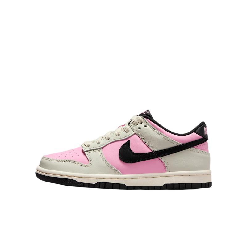 Nike Dunk Abrasion Resistant Low Top Kids' Skateboarding Shoes Pink Teenagers Sneakers FB9109-601