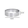 Circular Tart Ring Stainless Steel Tartlet Mold Perforated Fruit Pie Quiche Cake Mousse Mold Kitchen Pastry Baking Mold