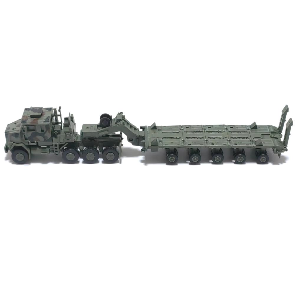 Зеленый M1070 Масштаб 1/72 Военно-транспортное средство АБС-пластик Набор для сборки модели транспортного средства – Сделай сам Детская игрушка Рождественский подарок