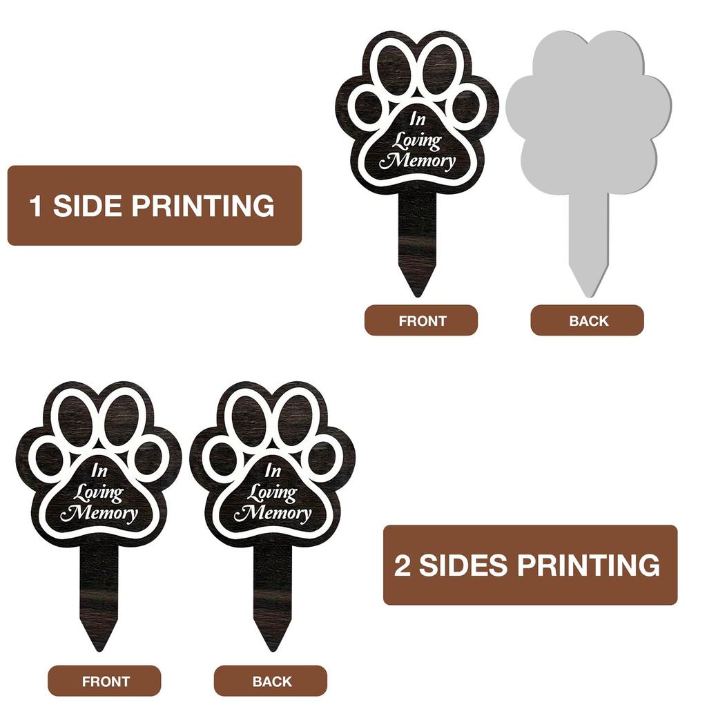 Мемориальный садовый столб для домашних животных, долговечные мемориальные маркеры для могил домашних животных, мемориальные садовые украшения для кладбища, декор садовой могилы для сада, двора,