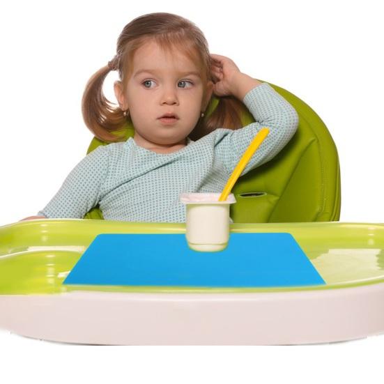 Силиконовый коврик для столовых приборов, термостойкий водонепроницаемый коврик для еды с приподнятыми краями, нескользящий грязеотталкивающий коврик для выпечки для детей, защита столешницы для рукоделия