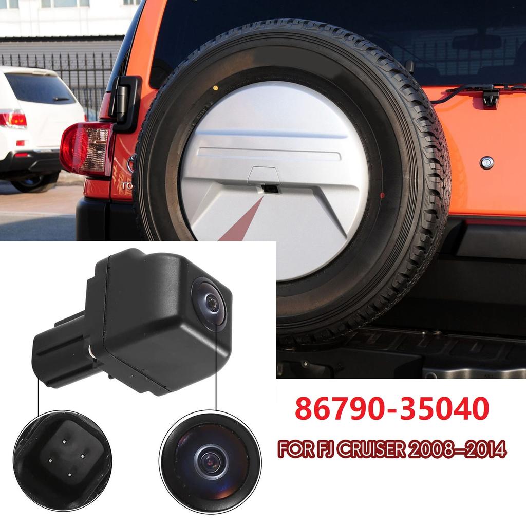 New 86790-35040 Rear Reversing Camera For Toyota FJ Cruiser 2009-2014 Rear View Camera Backup Parking Assist Camera 8679035040