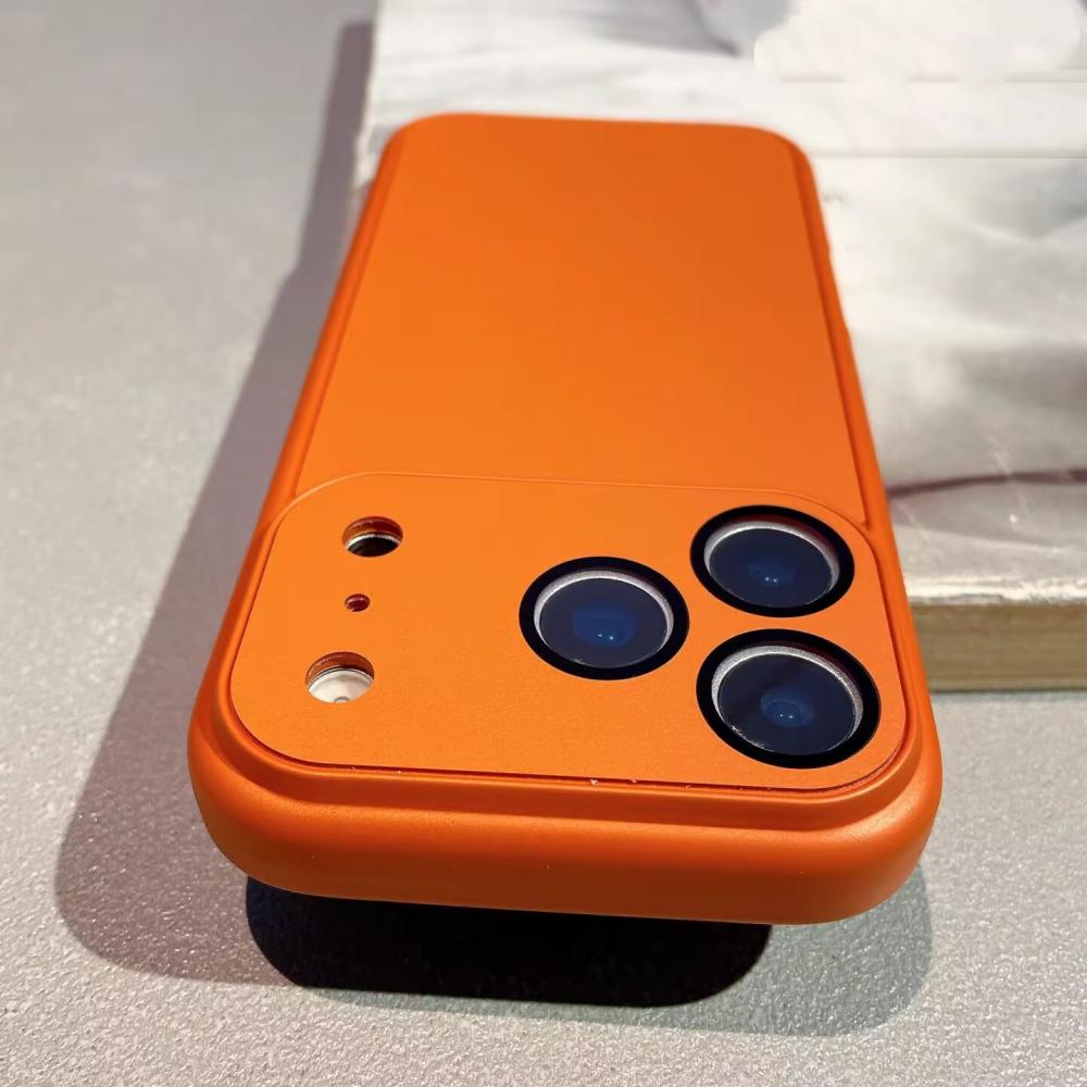 Роскошный Матовый Жесткий ПК Матовый Тонкий Чехол для iPhone 17 Air 16 15 14 13 12 11 Pro Max 17pro Покрытие Пленка для Камеры Защита Матовое Покрытие