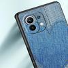 Чехол-бампер с кожаным рисунком ткани для Xiaomi Mi 17 15 14 13 12 11 Ultra 15T 14T 13T 12T 11T Pro Lite 5G Мягкий ТПУ Корпус Сумки