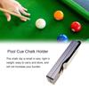 Pool Cue Chalk Holder with Metal Clip Heavy Duty Aluminum Portable Snooker Chalk Box Carrier Case Billiard Accessories Enthusiasts Gift