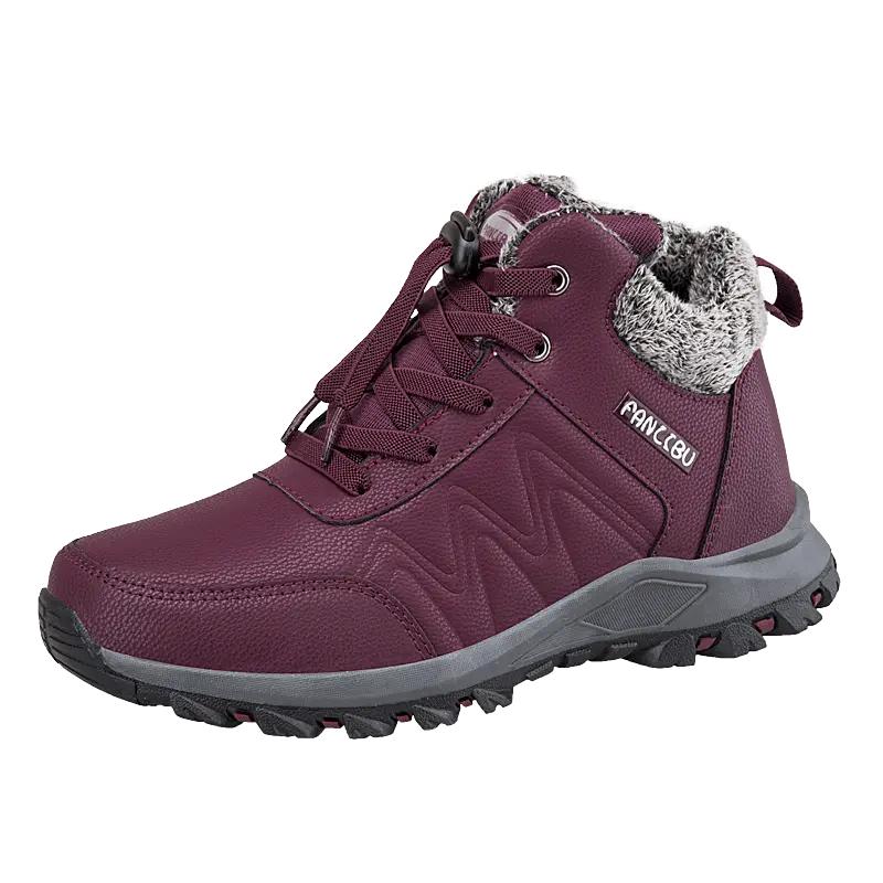 VANDOWEN Зимняя новая пожилая обувь для ходьбы, спорта, модные кроссовки для мужчин, пар, повседневная обувь, женская хлопковая обувь