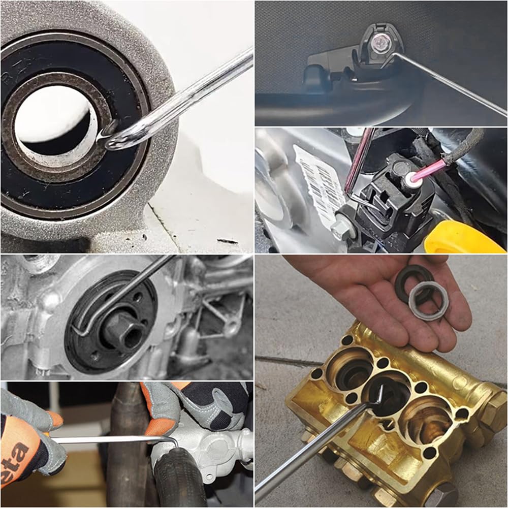 LOYELEY Precision Hook Set, 4 Piece Pickup Tool, Hook Set,