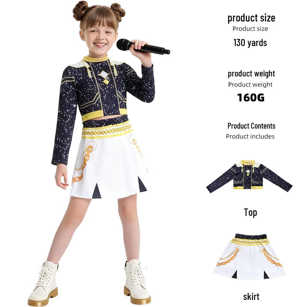 K-POP Demon Hunter Girl Group Cosplay Costume for Kids - Superstar Rumizzoi Collection
