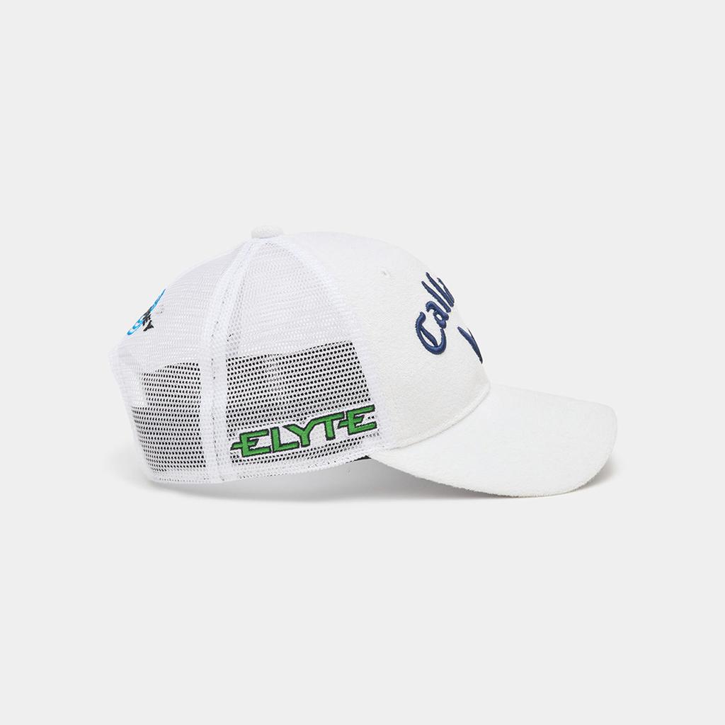 [Callaway] Женская стандартная кепка-сетка TOUR A MESH CAP WM JMHat Golf 25SS1030 Белый x Темно-синий FR