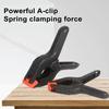5 Pcs Plastic Spring Clamp Heavy Duty Fixing Clips for Crafts Backdrop Stand Woodworking Photography Studios Home Use