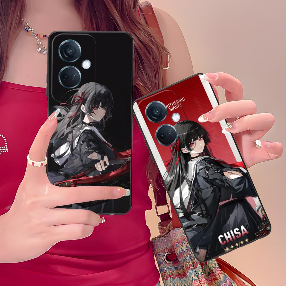 Чехол для телефона Wuthering Waves Chisa для OPPO Find X9 X8 X7 X6 X5 X3 X2 Plus s Pro Ultra Lite Мягкий ТПУ Ударопрочный Чехол