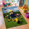 Cute Fireman S-Sam Carpet New Release! Rug for Living Room Bedroom, Children's Room,Durable Machine Washable Mat, Gifts for Kids