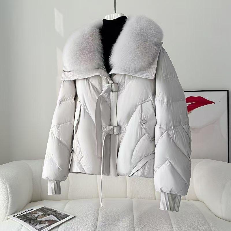 Fashion Winter Down Cotton Jacket Women's Cotton-Padded Thicken Warm Parkas Short Coat Female Casual Ladies Overwear