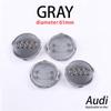 Wheel Center Cap Hub Covers Badge For 4s Car Styling A3 A4 A5 A6 A7 A8 Q5 Q7 RS 60mm 61mm 68mm 69mm 4B0601170A Car Accessoriess4