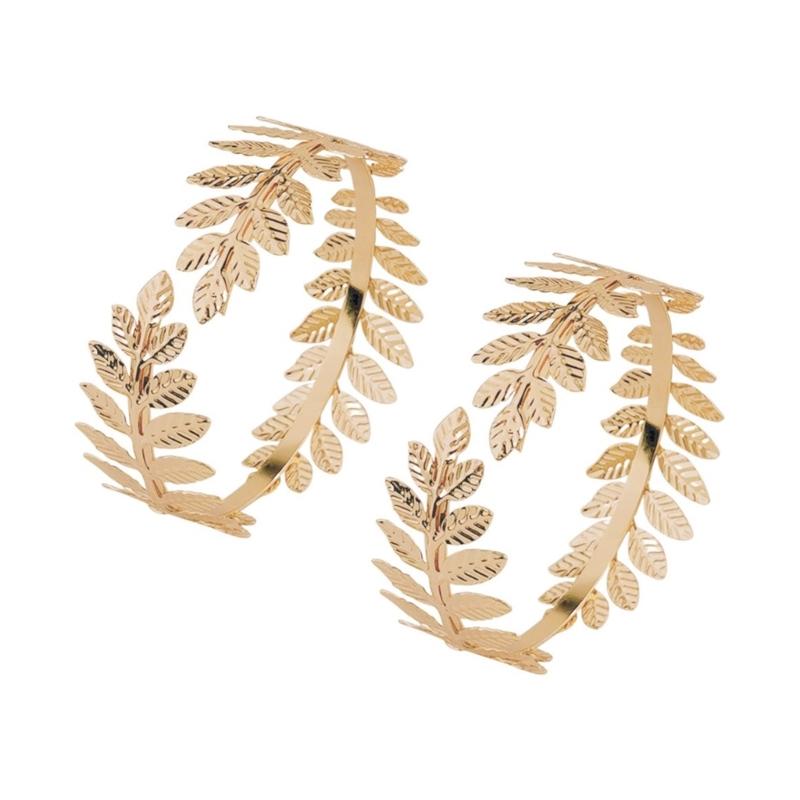 Upper Arm Chain Cuffs for Women Teens Armlet Bangle Bracelets for Girls Women Flexible Beach Jewelry Sparkly Leaf