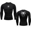 Printed Men's Athletic Compression Shirts Athletic Quick Dry Breathable Rash Guard Athletic Tight Workout Tops Summer Men