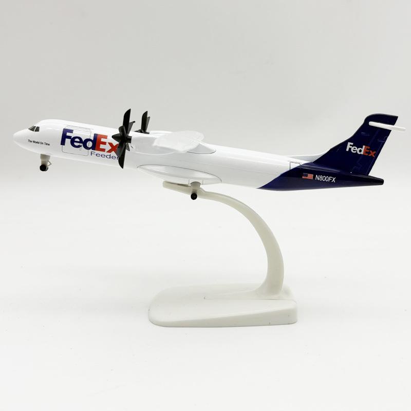 1/300 20СМ Fedex Express Модель самолета ATR Самолет Литой металл Самолеты Коллекционировать Подарки