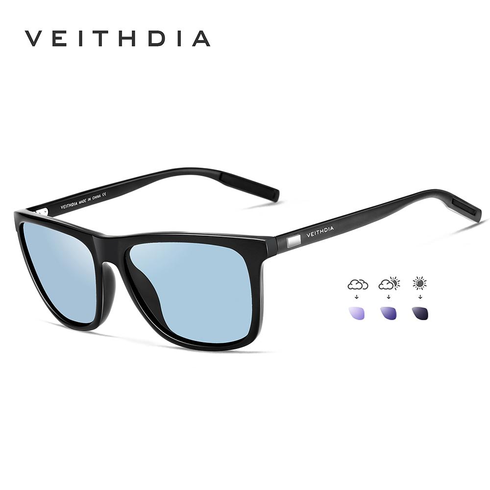 Брендовые солнцезащитные очки VEITHDIA, унисекс, ретро, ​​алюминий + TR90, солнцезащитные очки с поляризационными линзами, винтажные очки, солнцезащитные очки для мужчин/женщин 6108