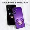 Черный чехол из ТПУ для Samsung Galaxy A50 50S A30S A10 A01 A11 A21S A31 A41 A51 A71 Чехол с забавным лицом, милый мультфильм