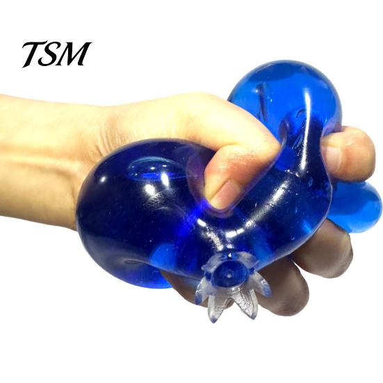 Calming Toy For Adults Blueberry Stress Ball, Soft TPR Fidget Squeeze with Decorative Reliever Smooth Fluid, High Elastic Decompression for